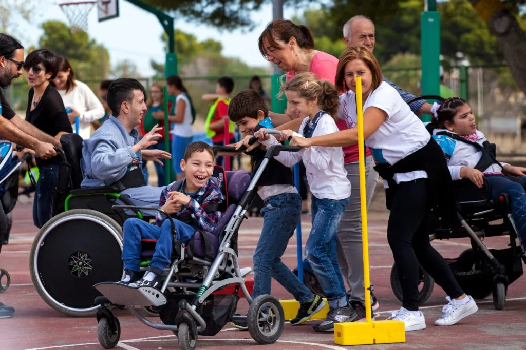 children playing