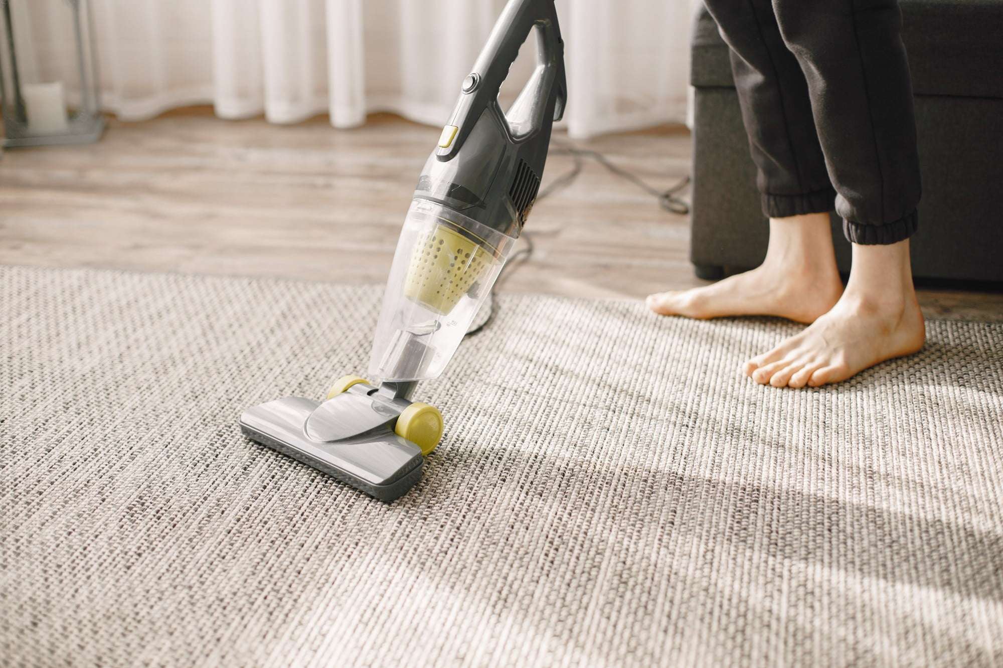 vacuuming mat