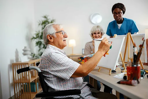 Group Art Therapy Mental Health Wellbeing